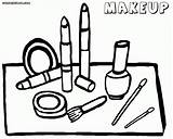 Coloring Makeup Pages Girls Print Tools Face Make Printable Cartoon Barbie Book Choose Board sketch template