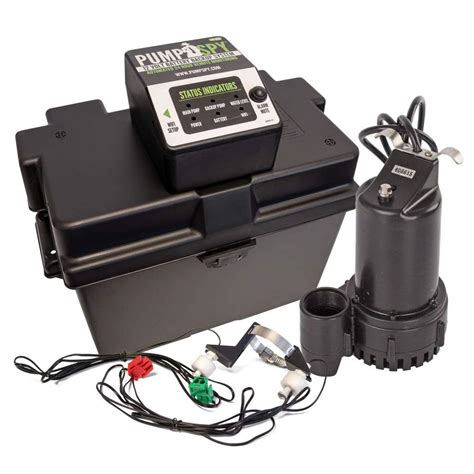 battery   sump systems sump pumps  home depot