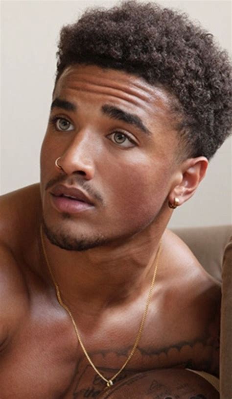 male model face black men hairstyles gorgeous black men