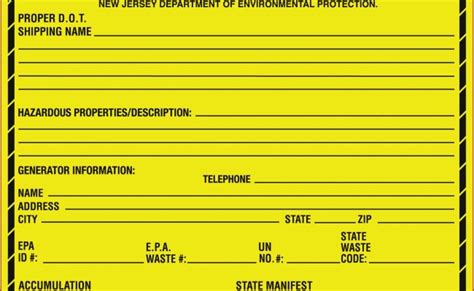 printable hazardous waste label template philippines printable