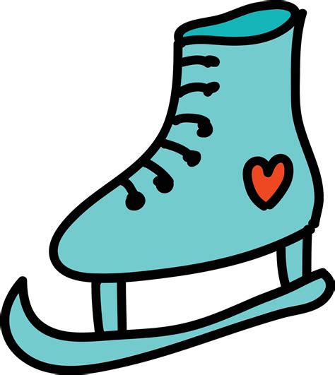 ice skate icon animated cartoon png image   background