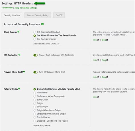 head straight  wordpress http security headers shield security