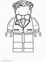 Coloring Pages Lego Wayne Batman Gretzky Bruce Printable Joker Template Print Robin Templates sketch template