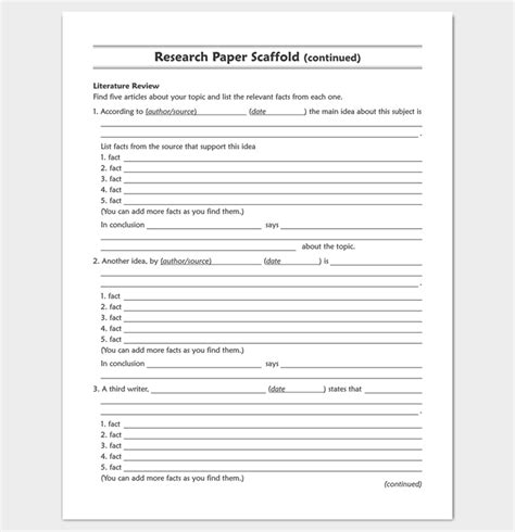 research outline template  formats examples  samples