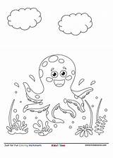 Octopus Kidzezone sketch template