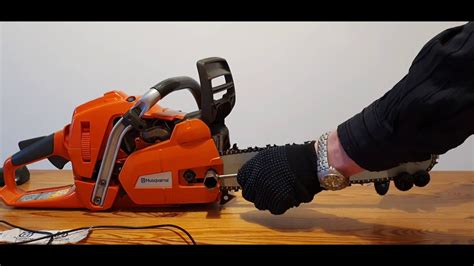 husqvarna   adjust chainsaw chain tension youtube