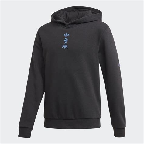 large logo hoodie black kids   hoodies tech hoodie stylish hoodies