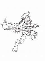 Donatello Tmnt Deviantart Turtle Mutant Teenage sketch template