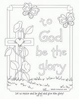 Coloring Pages Easter Glory Sunday Printable School Kids Bible God Colouring Sheets Lord Printables Food Kolorowanki Christian Religious Gives Jesus sketch template