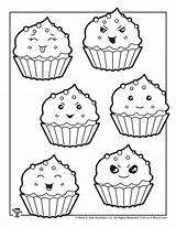 Woojr Cupcakes Sheets Woo sketch template