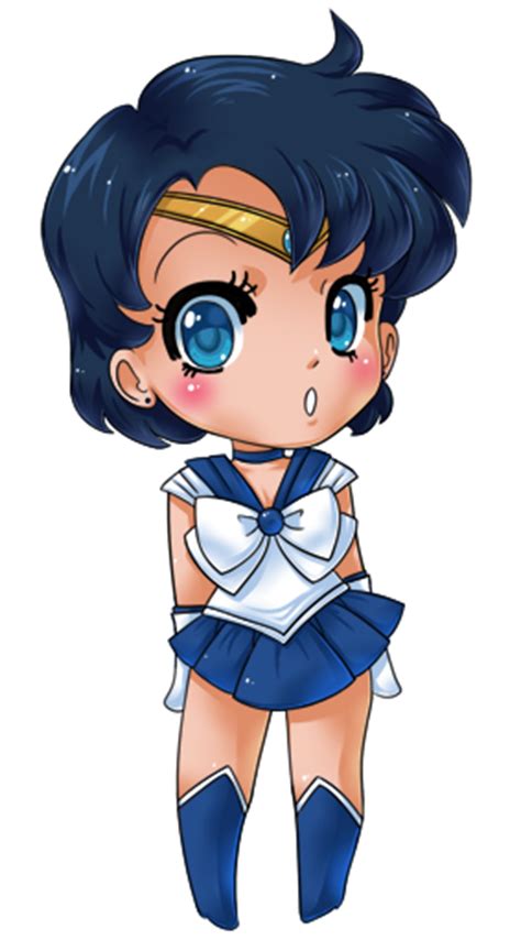chibi sailor mercury by northstation on deviantart chibi sailor mercury b.....