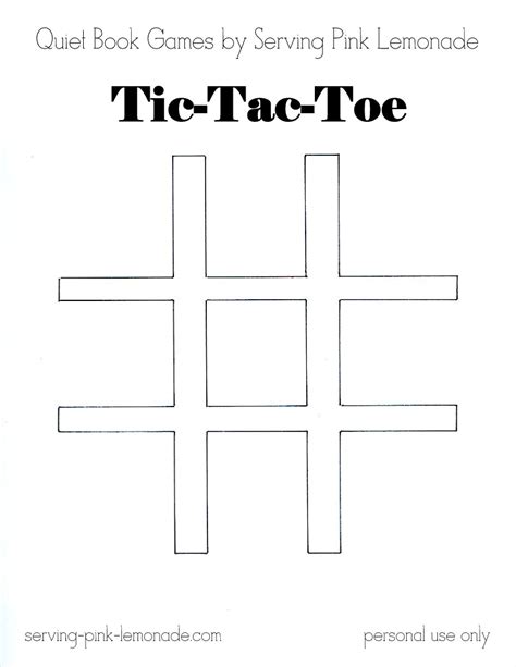 images  tic tac toe template printable printable tic tac toe