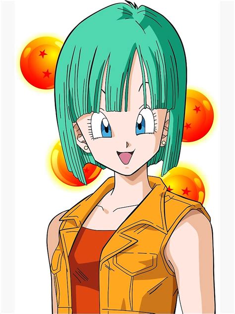 Bulma Dragon Ball Poster By Likahan Redbubble