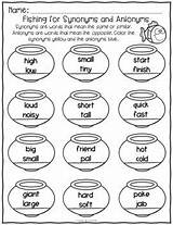 Synonyms Antonyms Tpt Pals sketch template