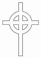 Kreuz Einfaches Keltisches Ausmalbild Celtic Kategorien sketch template