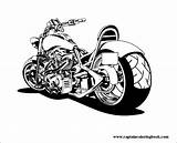 Coloring Pages Motorbikes Choppers Edit Pm sketch template