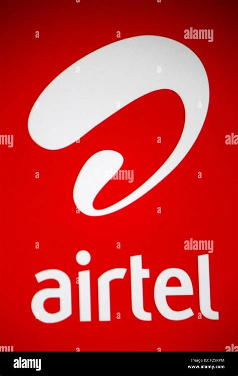 airtel logo  res stock photography  images alamy