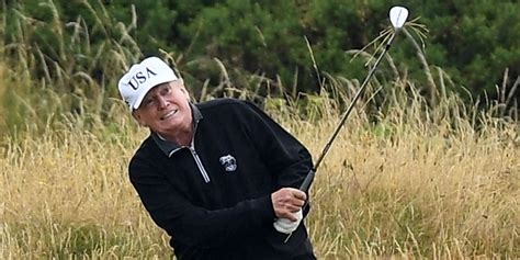 donald trumps inexpensive golf habit  cost america  million