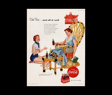 Rare 1954 Coca Cola Magazine Ad Etsy