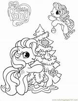 Coloring Christmas Little Pony Pages Library Clipart Colouring Disney sketch template