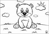 Coloring Amaxkids Application Bear sketch template