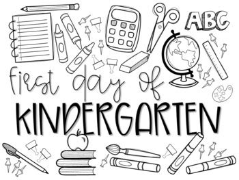 day  kindergarten coloring page  teacher  beck tpt