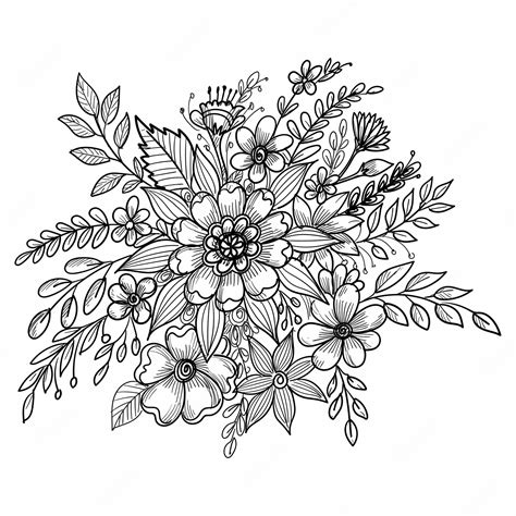 floral coloring page image coloring home