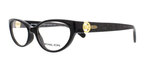 michael kors eyeglasses mk8017 3099 black black glitter 50mm walmart