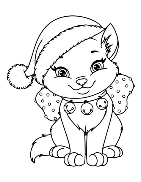 kitten coloring pages  printable kitten coloring pages  etsy