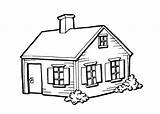 House Coloring Drawing Cartoon Pages Houses Little Easy Small Village Colouring Simple Clipart Kindergarten Drawings Kids Sketch Library Clip Clipartmag sketch template
