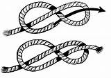 Knot Figure Eight Knots Rope Clipart Rescue Gif End Complement Tying Used Simple Easy Through Isometries Etc Line Twelve Know sketch template