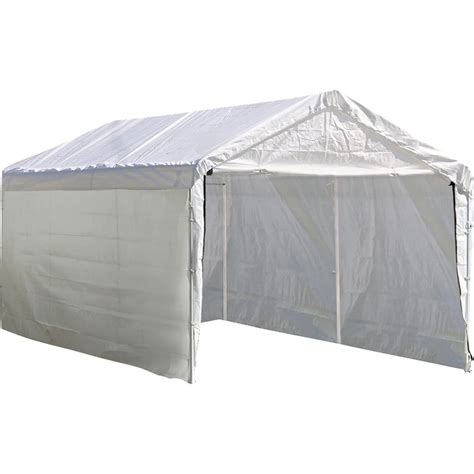 shelterlogic enclosure kit  super max  ft   ft white canopy canopy  frame