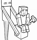 Minecraft Coloring Enderman Golem Pages Iron Creeper Pdf Printable Getdrawings Getcolorings Drawing sketch template