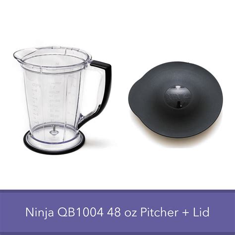 ninja master prep qb replacement blender part  oz pitcher  storage lid