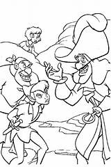 Pan Peter Hook Coloring Pages Catch Try Captain Disney Color sketch template