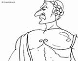 Julius Caesar Coloring Rome Coloringcrew Pages sketch template