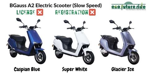 Bgauss Electric Scooters B8 High Speed And A2 Slow Speed Green