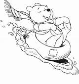 Winnie Pooh Winter Coloring Pages Getcolorings sketch template