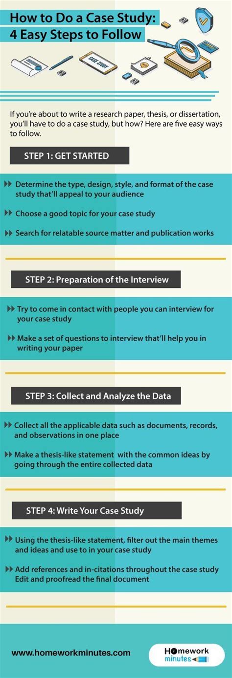 case study  easy steps  follow case study study infographic