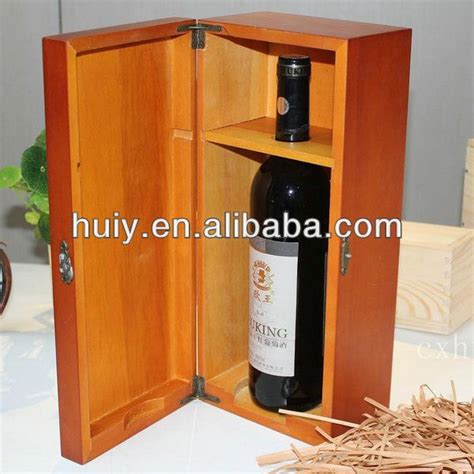 handmade antique single wooden wine box