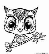 Cute Coloring Pages Animal Printable Print Animals Color Colouring Drawings Owl Baby Owls Book Drawing sketch template