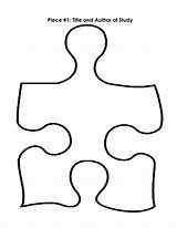 Puzzle Piece Coloring Printable Pages Clip Template Large Autism Library Clipart Source sketch template