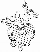 Coloring Pages February Valentines Printable Disney Kids Valentine Sheets Bestcoloringpagesforkids Piglet Visit Choose Board sketch template