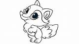 Fox Coloring Pages Baby Cute Printable Kids Leapfrog Animal Friends Color Learning Colouring Lovely Printables Easy Print Cartoon Animals Kawaii sketch template