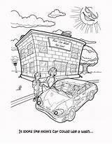 Coloring Car Coroflot Justin Nitz Promotional Washes Book sketch template