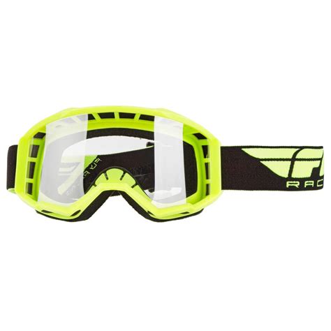 fly racing goggle focus  vis yellow clear maciag offroad