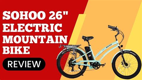sohoo electric bike cruiser review youtube