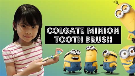 colgate minions toothbrush and toothpaste keisha tv ♥️