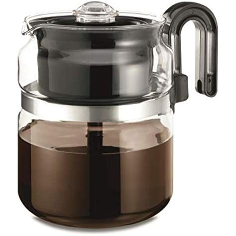 stovetop percolator coffee pot glass  cup  oz electric percolators  ebay