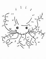 Pontos Relier Verbinden Punkte Unir Animais Pieuvre Ligar Marinhos Hellokids Zahlen Polvo Krake Octopus Kaiden Bestcoloringpagesforkids Conectando Jogo Branco Octopussy sketch template
